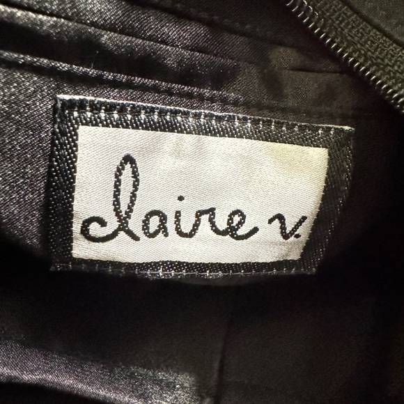 🌼 Claire V. Floral Handbag | Bamboo Handles | Silk Lined Vintage Tote - Picture 10 of 11